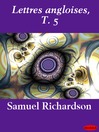 Lettres angloises, Volume 5
